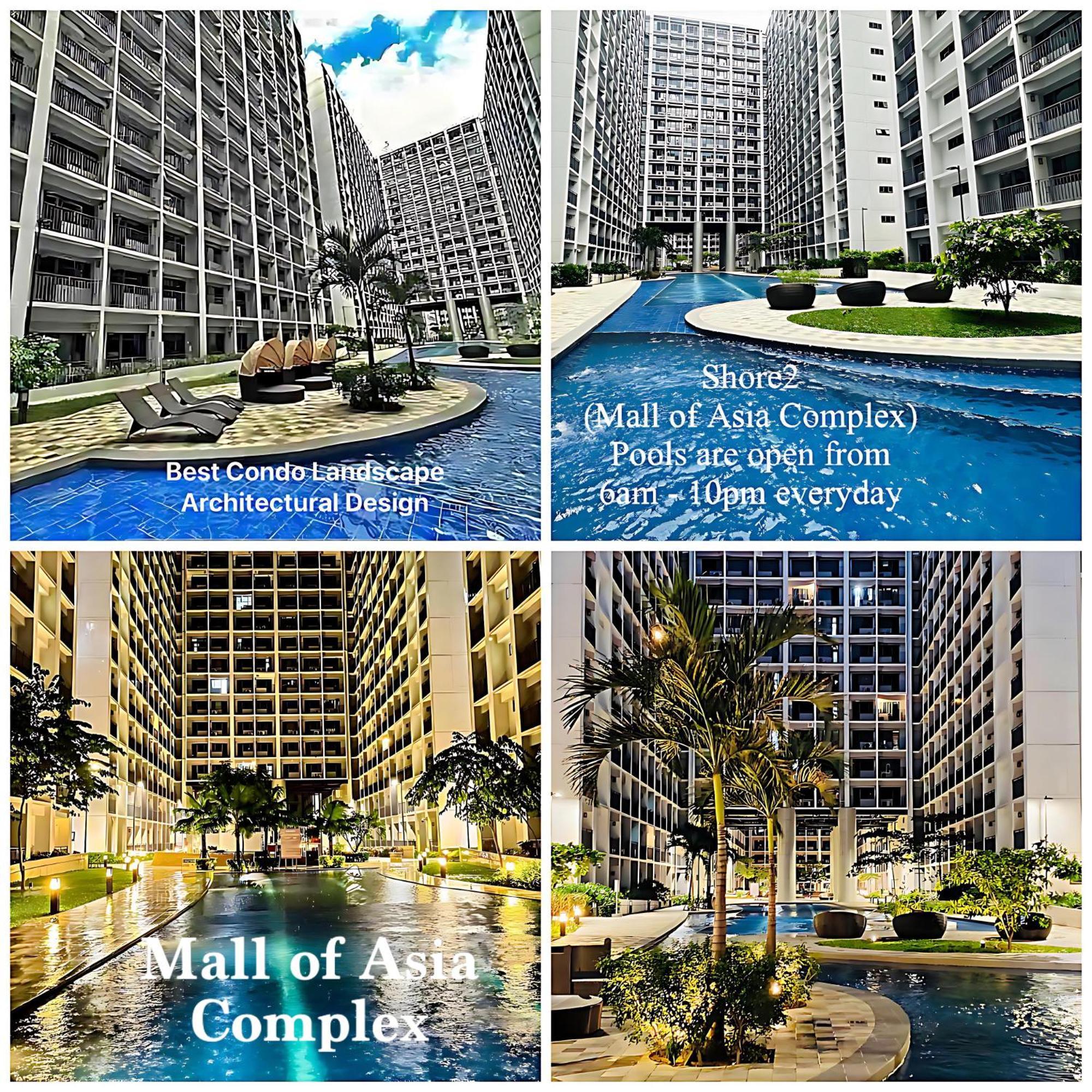2 Side-By-Side P00L Front Condos, 6 Beds, 2 Cr, 2 Kitchen For 10 Guests At Moa Manila Luaran gambar